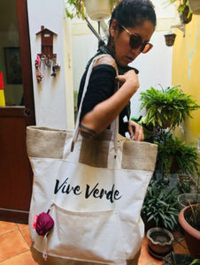 Eco backpack bag Vive Green XL